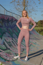 Afbeelding in Gallery-weergave laden, Highwaist sportlegging Blush (poeder roze)