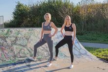 Afbeelding in Gallery-weergave laden, Highwaist sportlegging Etna (zwart)