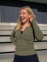 Afbeelding in Gallery-weergave laden, Longsleeve Esmee (groen)
